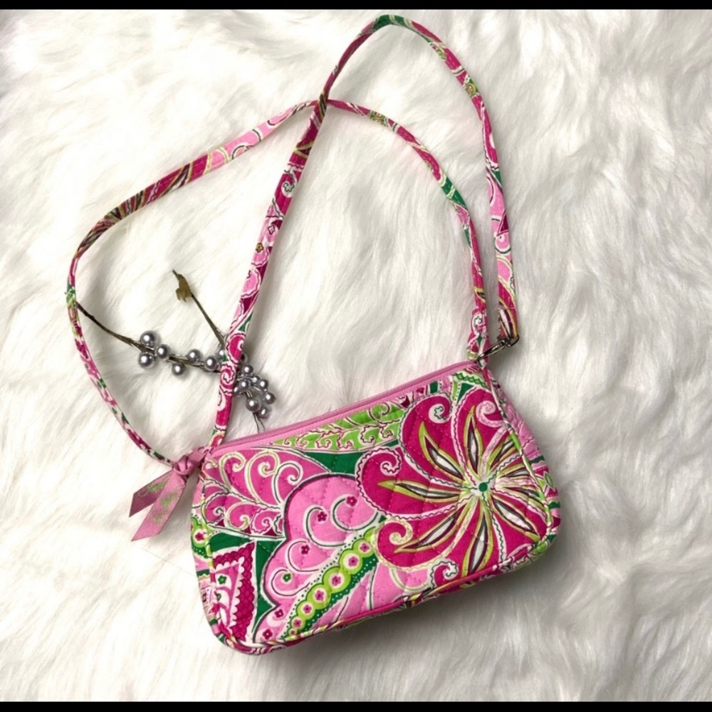 Vera Bradley Pink Pinwheel Mini Bag